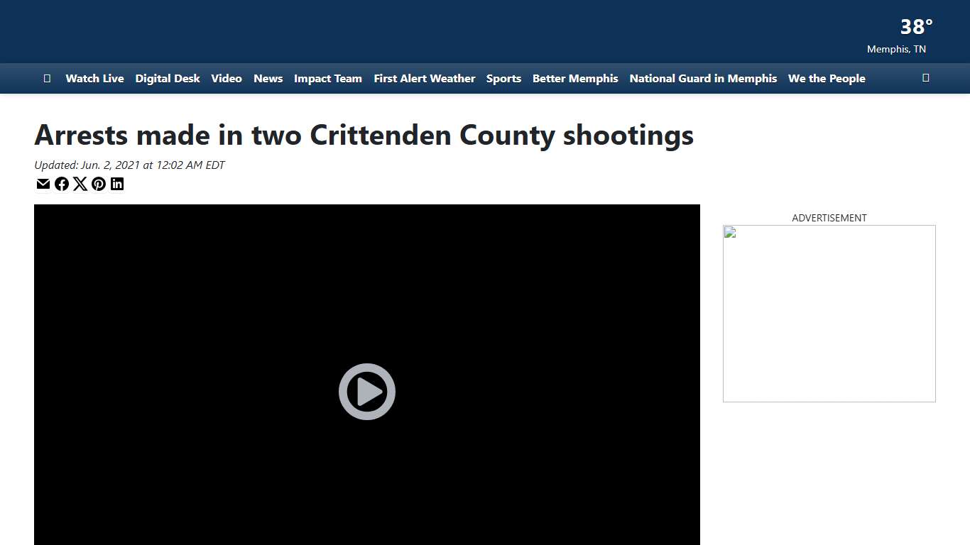 Arrests made in two Crittenden County shootings
